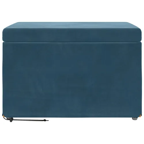 Stolica Plava 61 x 41 x 40 cm Svileni i Fino Radeći Drvo - Plava 60 cm Baršun Cijena