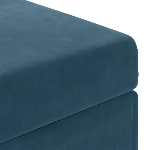 Stolica Plava 61 x 41 x 40 cm Svileni i Fino Radeći Drvo - Plava 60 cm Baršun Cijena
