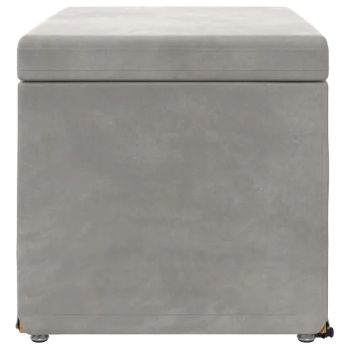 Stolica Svijetlo siva 61 x 41 x 40 cm - Svjetlosiva 60 cm Baršun Cijena