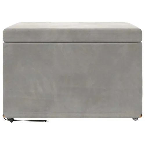 Stolica Svijetlo siva 61 x 41 x 40 cm - Svjetlosiva 60 cm Baršun Cijena