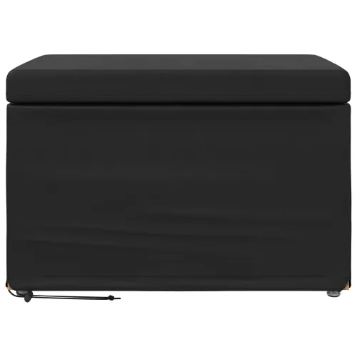 Stolica Crna 61 x 41 x 40 cm Umjetna Koža i Fino Radeći Drvo - Crna 60 cm Umjetna koža Cijena