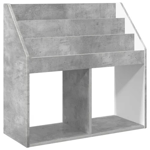 Polica za knjige za djecu Betonski sivi 72,5 x 29,5 x 69 cm - Beton siva Cijena