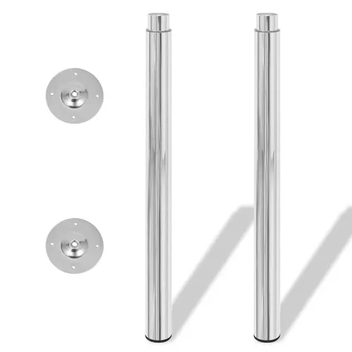 2 Teleskopske Noge za Stol Krom 710 mm-1100 mm - Krom 2 1 Krom Cijena