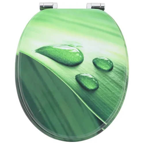 WC daska 2 pcs Zeleni kapi 44 x 38 cm Konstruirano drvo - 2 Zelena kap vode Da Cijena