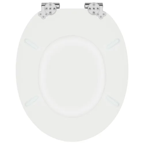 WC daska Bijela 44 x 38 cm Konstruirano drvo - 1 čisto bijela Da Cijena