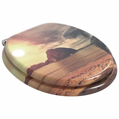 Toaletna sjedala s mekim zatvaranjem Narančasta 44 x 38 cm - 1 Savana Da Cijena