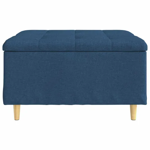 Otoman s pohranom Plava 80 x 80 x 45 cm tkanina - Plava 80 cm Tkanina Cijena