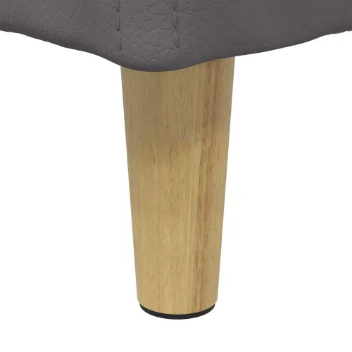 Otoman s pohranom Sivi 80 x 80 x 45 cm Umjetna koža - Sivi 80 cm Umjetna koža Cijena