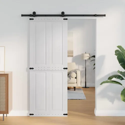 Vrata staje CORONA 80 x 210 cm Masivna borovina Bijela - 80 x 210 cm Bijela Cijena