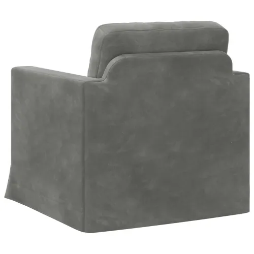 Sofa Tamno siva 78 x 78 x 80 cm Baršun - Tamno siva 60 cm Cijena