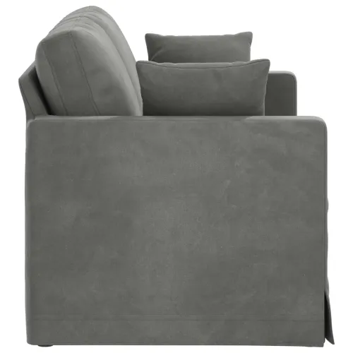 Sofa Tamno siva 138 x 78 x 80 cm Baršun - Tamno siva 120 cm Cijena