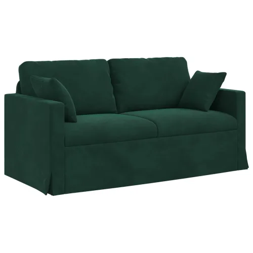 Sofa Tamnozelena 158 x 78 x 80 cm Baršun - Tamnozelena 140 cm Cijena