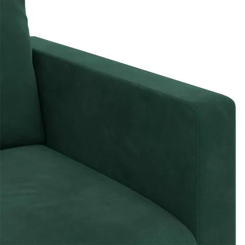 Sofa Tamnozelena 158 x 78 x 80 cm Baršun - Tamnozelena 140 cm Cijena