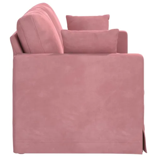 Sofa Ružičasta 158 x 78 x 80 cm Baršun - Ružičasta 140 cm Cijena