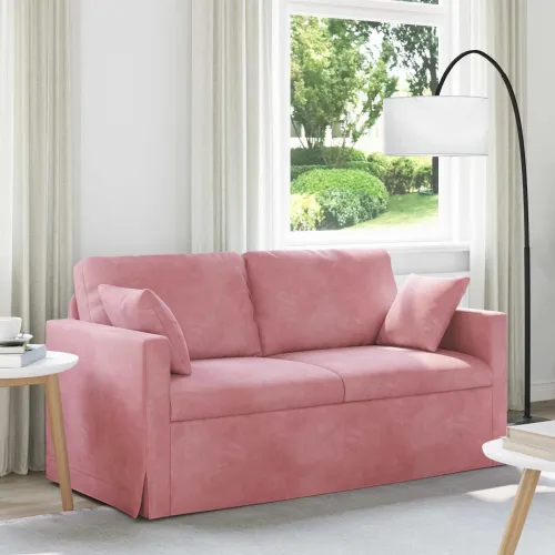 Sofa Ružičasta 158 x 78 x 80 cm Baršun - Ružičasta 140 cm Cijena