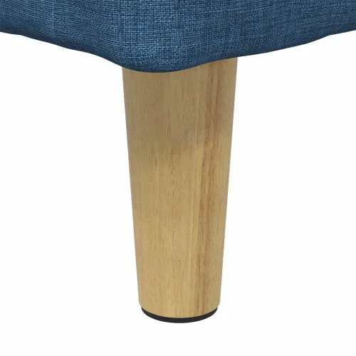 Otoman s pohranom Plava 60 x 60 x 45 cm tkanina - Plava 60 cm Tkanina Cijena