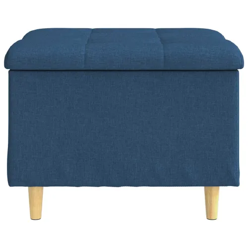 Otoman s pohranom Plava 60 x 60 x 45 cm tkanina - Plava 60 cm Tkanina Cijena