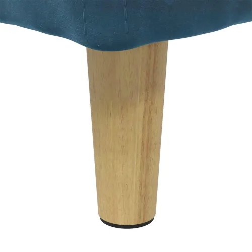 Otoman s pohranom Plava 60 x 60 x 45 cm Baršun - Plava 60 cm Baršun Cijena