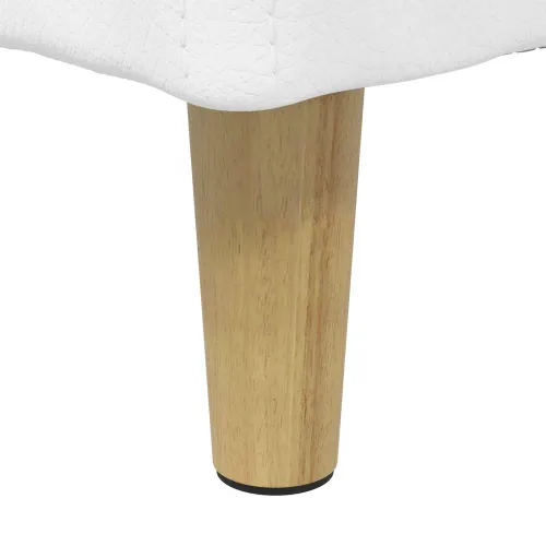 Otoman s pohranom Bijeli 60 x 60 x 45 cm Umjetna koža - Bijeli 60 cm Umjetna koža Cijena