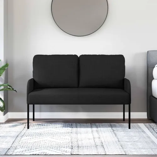 Sofe s jastukom 110cm Crna Šperploča - Crna 110 cm Cijena