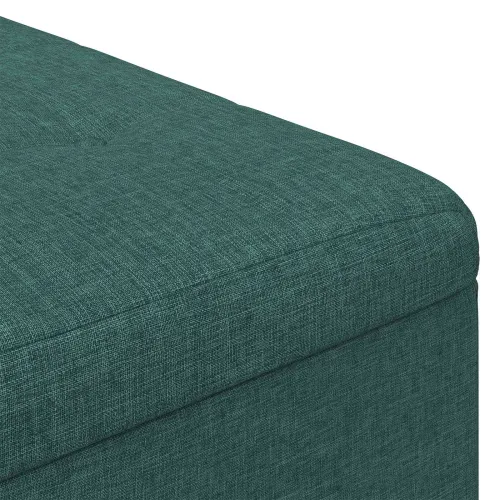 Otoman s pohranom Tamnozelena 60 x 60 x 45 cm tkanina - Tamnozelena 60 cm Tkanina Cijena