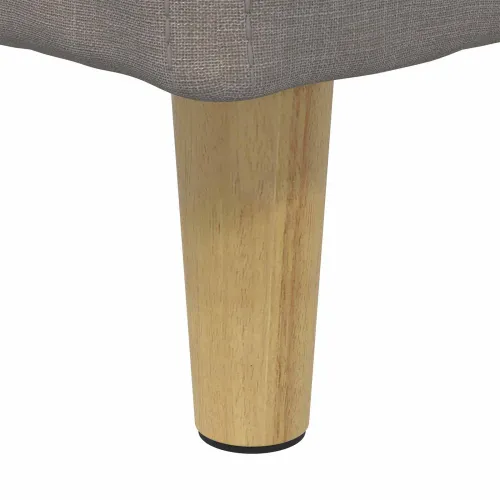 Otoman s pohranom Sivo-smeđa 60 x 60 x 45 cm tkanina - Sivosmeđa 60 cm Tkanina Cijena