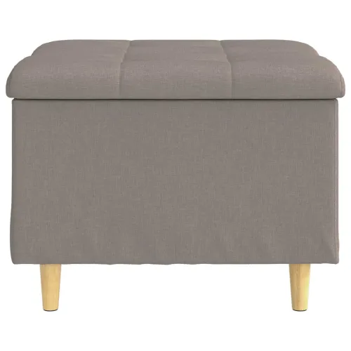 Otoman s pohranom Sivo-smeđa 60 x 60 x 45 cm tkanina - Sivosmeđa 60 cm Tkanina Cijena