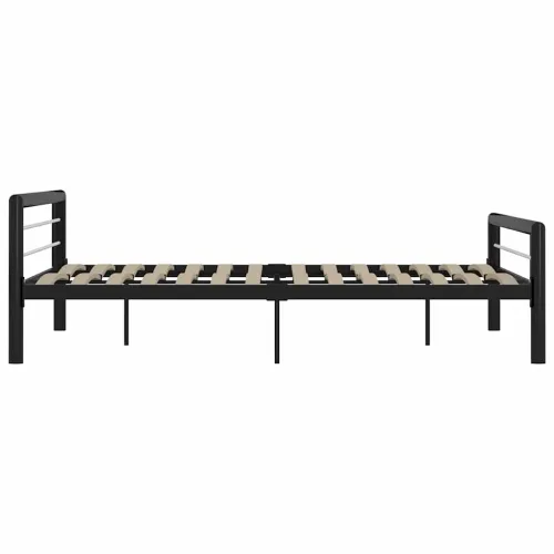 Okvir za krevet crno-bijeli metalni 180 x 200 cm - Crno-bijelo 180 x 200 cm Cijena