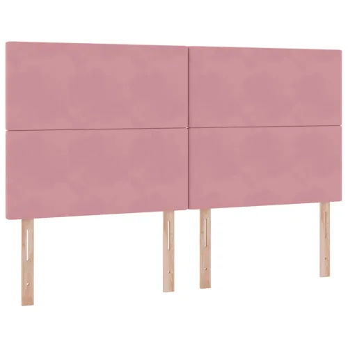 Krevet s od storage s uzglavljem Ružičasta 180 x 200 cm Baršun - Ružičasta 180 x 200 cm Gladak dizajn Cijena