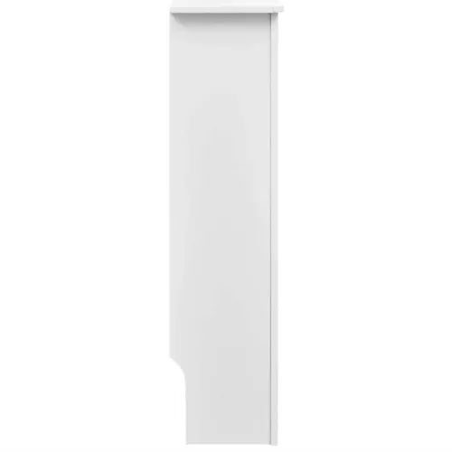 Bijeli konstruirano drvo Zaštitni Maska za radijator - Pokrov za radijator 112 cm - Bijela 112 x 19 x 81.5 cm 1 Cijena