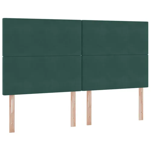 Krevet s od storage s pohranom Tamnozelena 180 x 200 cm Baršun - Tamnozelena 180 x 200 cm Gladak dizajn Cijena