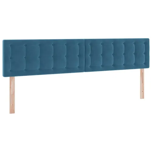 Krevet s od storage Tamno plava 200 x 200 cm Baršun - Tamno plava 200 x 200 cm Gumbi Cijena