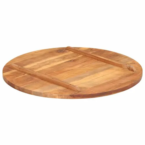 Stolna ploča od masivnog drva bagrema okrugla 25 - 27 mm 80 cm - 80 cm 25-27 mm Masivno bagremovo drvo Cijena