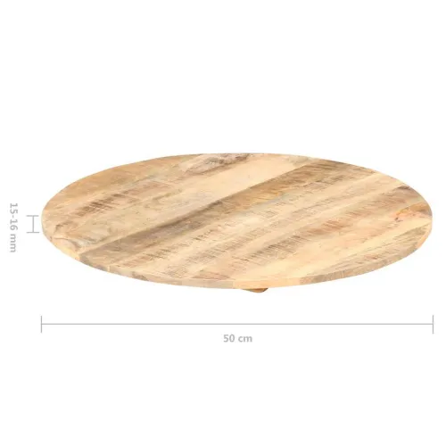 Stolna ploča od masivnog drva manga okrugla 15 - 16 mm 50 cm - 50 cm 15-16 mm masivno drvo manga Cijena