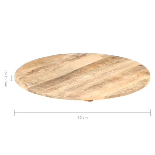 Stolna ploča od masivnog drva manga okrugla 15 - 16 mm 60 cm - 60 cm 15-16 mm masivno drvo manga Cijena