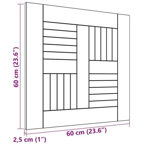 Stolna ploča od masivne tikovine 60 x 60 x 2,5 cm - 60 x 60 cm Četvrtasto Cijena