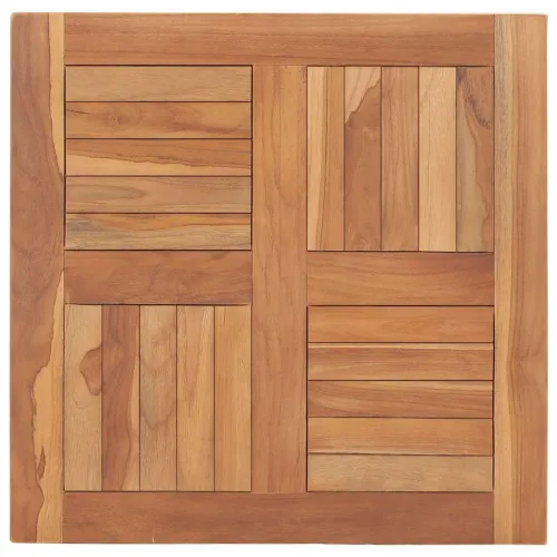 Stolna ploča od masivne tikovine 60 x 60 x 2,5 cm - 60 x 60 cm Četvrtasto Cijena