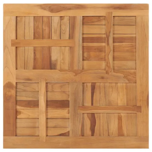 Stolna ploča od masivne tikovine četvrtasta 80 x 80 x 2,5 cm - 80 x 80 cm Četvrtasto Cijena