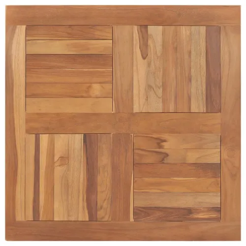 Stolna ploča od masivne tikovine četvrtasta 80 x 80 x 2,5 cm - 80 x 80 cm Četvrtasto Cijena