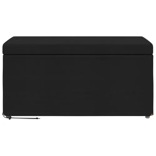 Stolica Crna 81 x 41 x 40 cm Tkanina i konstruirano drvo - Crna 80 cm Tkanina Cijena
