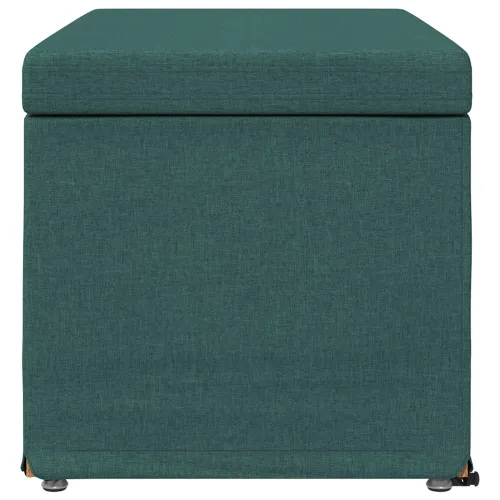 Stolica Tamnozelena 81 x 41 x 40 cm Tkanina i konstruirano drvo - Tamnozelena 80 cm Tkanina Cijena