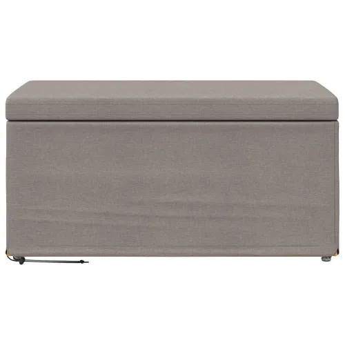 Stolica Sivo-smeđa 81 x 41 x 40 cm Tkanina i konstruirano drvo - Sivosmeđa 80 cm Tkanina Cijena