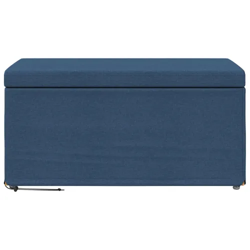 Stolica Plava 81 x 41 x 40 cm Tkanina i konstruirano drvo - Plava 80 cm Tkanina Cijena