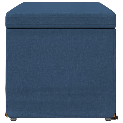 Stolica Plava 81 x 41 x 40 cm Tkanina i konstruirano drvo - Plava 80 cm Tkanina Cijena