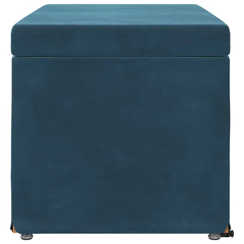 Stolica Plava 81 x 41 x 40 cm Svileni i Fino Radeći Drvo - Plava 80 cm Baršun Cijena