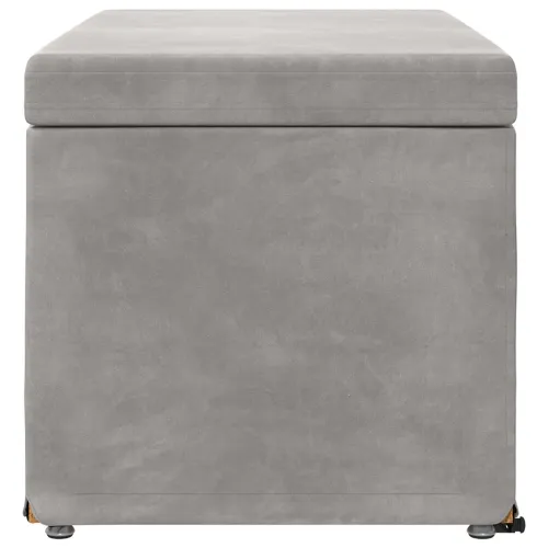 Stolica Svijetlo siva 81 x 41 x 40 cm - Svjetlosiva 80 cm Baršun Cijena