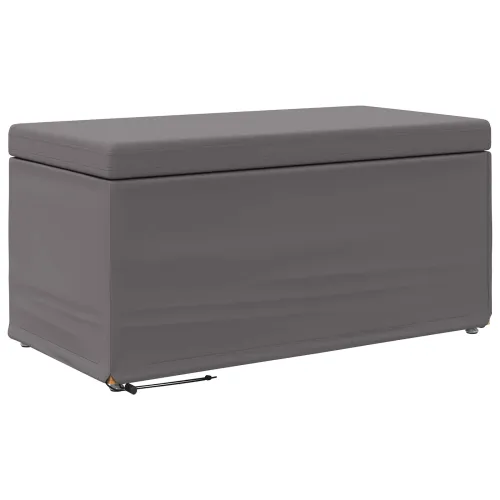 Stolica Siva 81 x 41 x 40 cm Umjetna Koža i Fino Radeći Drvo - Siva 80 cm Umjetna koža Cijena