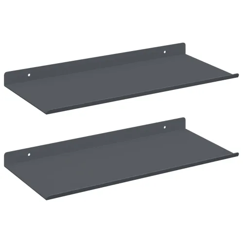 Lebdeća polica 2 kom. Antracit 40 x 18 x 2,5 cm Čelik - Antracit 40 x 18 cm 2 Cijena