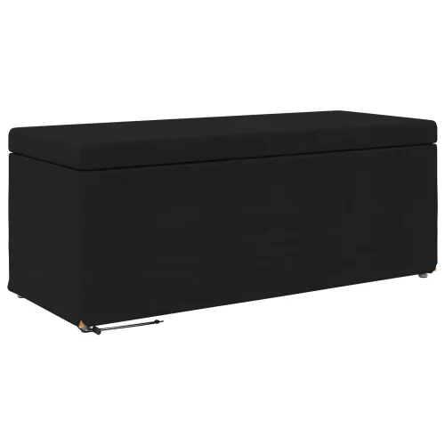Stolica Crna 101 x 41 x 40 cm Tkanina i konstruirano drvo - Crna 100 cm Tkanina Cijena