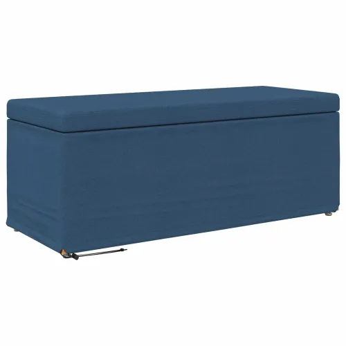 Stolica Plava 101 x 41 x 40 cm Tkanina i konstruirano drvo - Plava 100 cm Tkanina Cijena